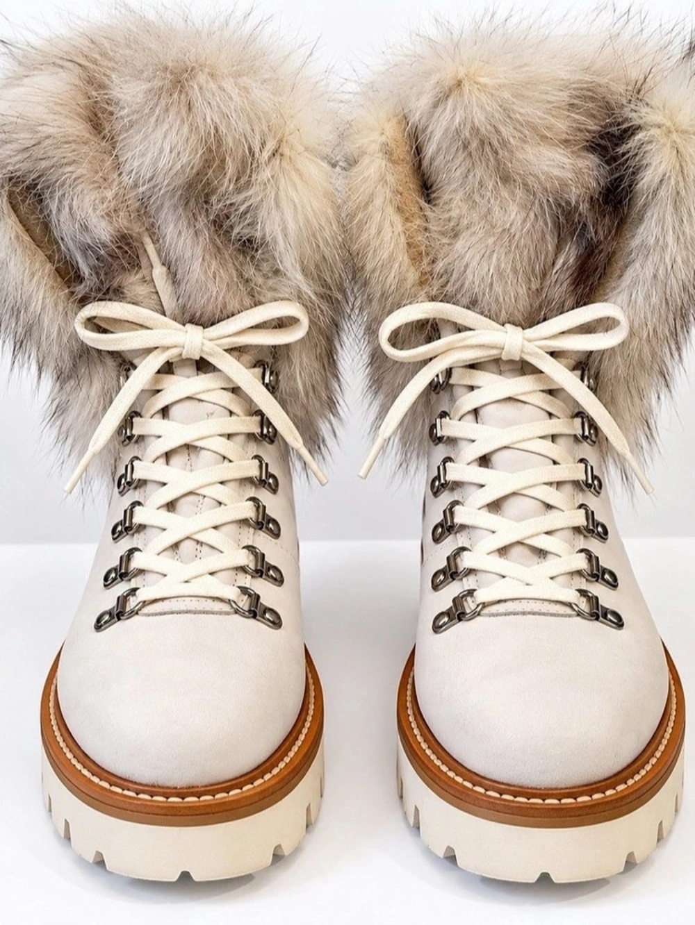 Bressan Luxury Handmade Italy Garmisch 2A Fur Winter Boots Sz 7/37